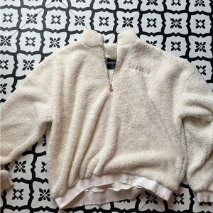 YoungLA Cream Fleece Women's Sweater